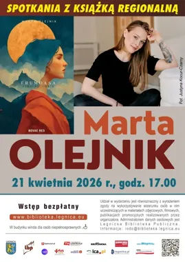 Marta Olejnik w Legnicy - psychiatra, pisarka i fanka kotów w jednym